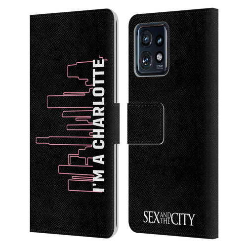Sex and The City: Television Series Characters Charlotte Leather Book Wallet Case Cover For Motorola Moto Edge 40 Pro