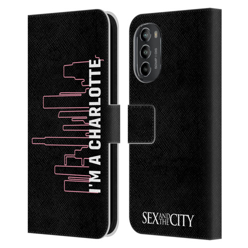 Sex and The City: Television Series Characters Charlotte Leather Book Wallet Case Cover For Motorola Moto G82 5G
