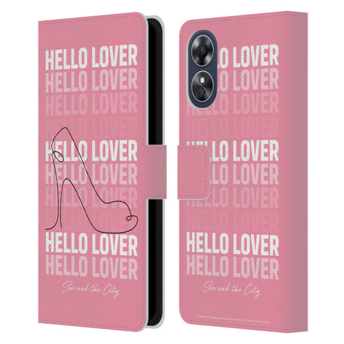 Sex and The City: Television Series Characters Hello Lover Carrie Leather Book Wallet Case Cover For OPPO A17
