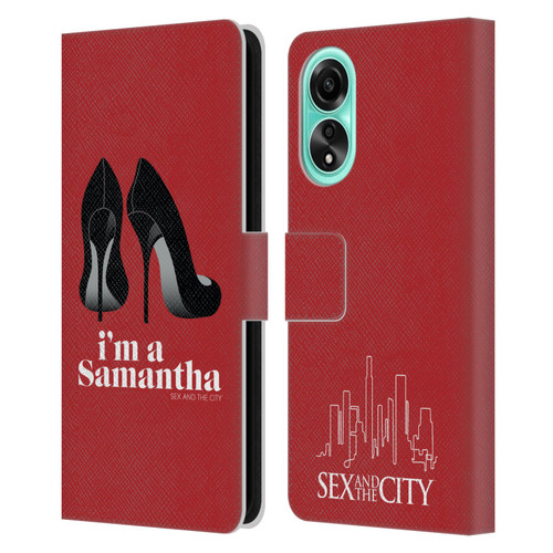 Sex and The City: Television Series Characters I'm A Samantha Leather Book Wallet Case Cover For OPPO A78 5G