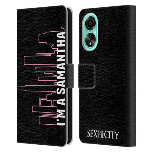 Sex and The City: Television Series Characters Samantha Leather Book Wallet Case Cover For OPPO A78 5G