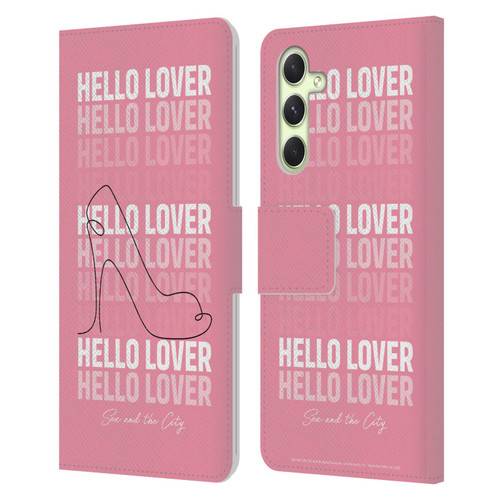 Sex and The City: Television Series Characters Hello Lover Carrie Leather Book Wallet Case Cover For Samsung Galaxy A54 5G