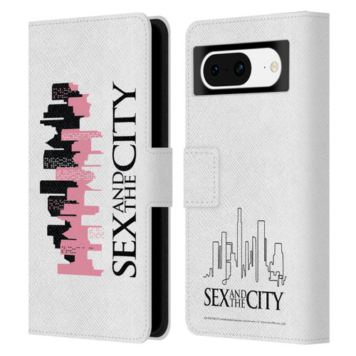 Sex and The City: Television Series Graphics City Leather Book Wallet Case Cover For Google Pixel 8