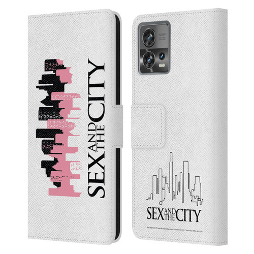 Sex and The City: Television Series Graphics City Leather Book Wallet Case Cover For Motorola Moto Edge 30 Fusion