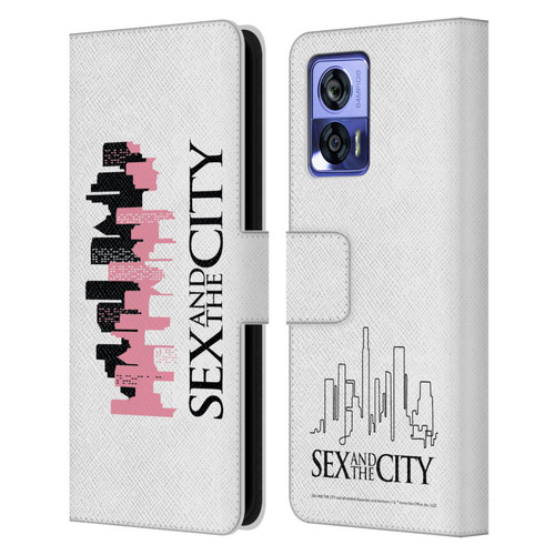 Sex and The City: Television Series Graphics City Leather Book Wallet Case Cover For Motorola Edge 30 Neo 5G