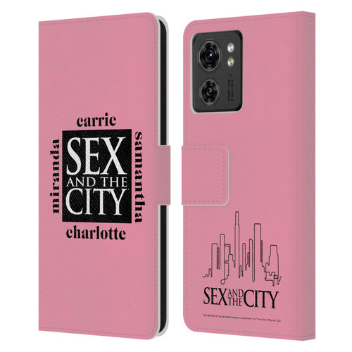 Sex and The City: Television Series Graphics Character 1 Leather Book Wallet Case Cover For Motorola Moto Edge 40