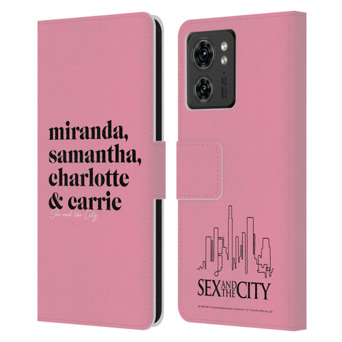 Sex and The City: Television Series Graphics Character 2 Leather Book Wallet Case Cover For Motorola Moto Edge 40