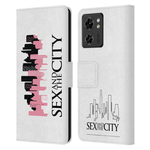 Sex and The City: Television Series Graphics City Leather Book Wallet Case Cover For Motorola Moto Edge 40