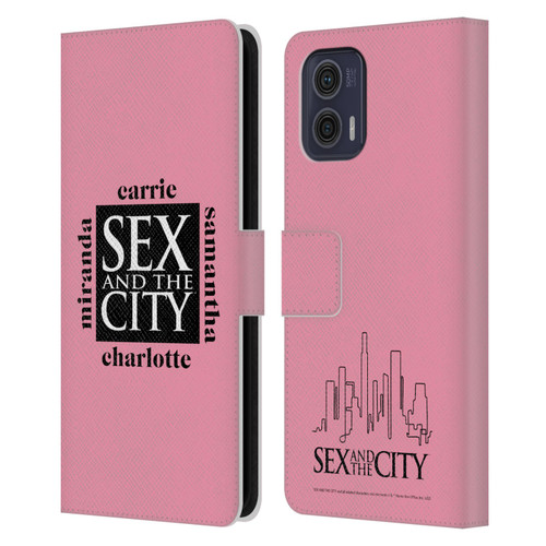 Sex and The City: Television Series Graphics Character 1 Leather Book Wallet Case Cover For Motorola Moto G73 5G