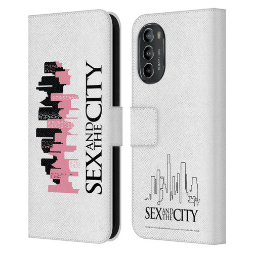 Sex and The City: Television Series Graphics City Leather Book Wallet Case Cover For Motorola Moto G82 5G