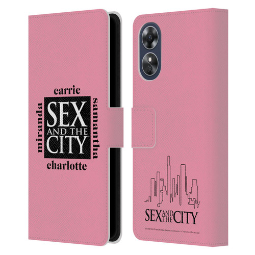 Sex and The City: Television Series Graphics Character 1 Leather Book Wallet Case Cover For OPPO A17