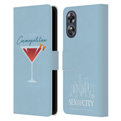 Sex and The City: Television Series Graphics Glass Leather Book Wallet Case Cover For OPPO A17