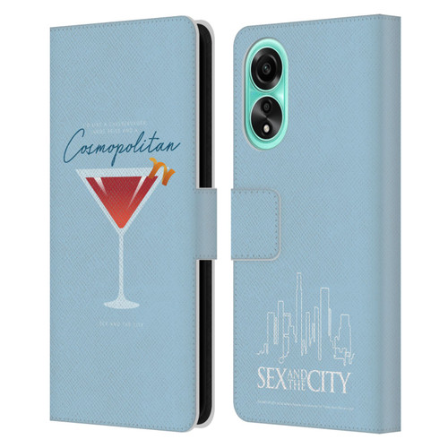 Sex and The City: Television Series Graphics Glass Leather Book Wallet Case Cover For OPPO A78 5G