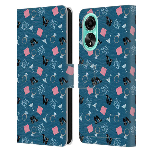 Sex and The City: Television Series Graphics Pattern Leather Book Wallet Case Cover For OPPO A78 5G