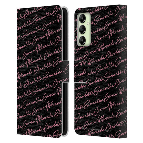 Sex and The City: Television Series Graphics Name Pattern Leather Book Wallet Case Cover For Samsung Galaxy A14 5G