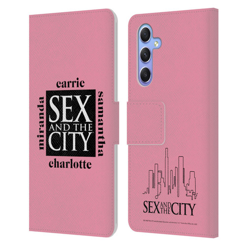 Sex and The City: Television Series Graphics Character 1 Leather Book Wallet Case Cover For Samsung Galaxy A34 5G