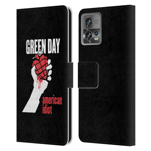 Green Day Graphics American Idiot Leather Book Wallet Case Cover For Motorola Moto Edge 30 Fusion