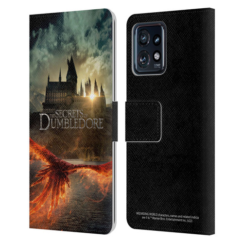 Fantastic Beasts: Secrets of Dumbledore Key Art Poster Leather Book Wallet Case Cover For Motorola Moto Edge 40 Pro