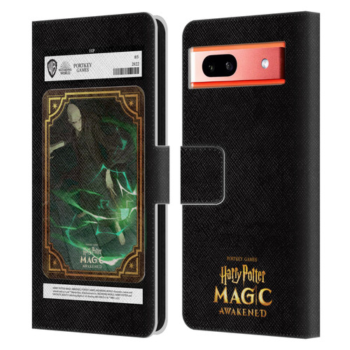 Harry Potter: Magic Awakened Characters Voldemort Card Leather Book Wallet Case Cover For Google Pixel 7a