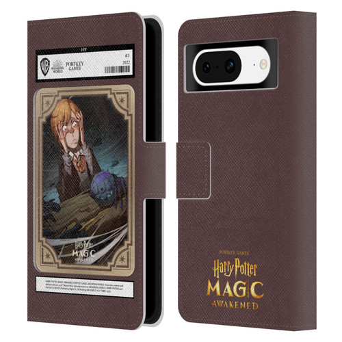 Harry Potter: Magic Awakened Characters Ronald Weasley Card Leather Book Wallet Case Cover For Google Pixel 8