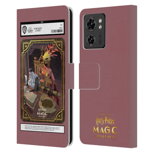 Harry Potter: Magic Awakened Characters Dumbledore Card Leather Book Wallet Case Cover For Motorola Moto Edge 40