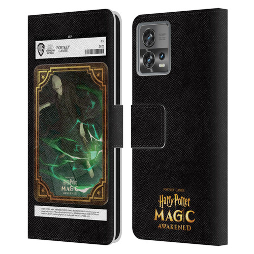 Harry Potter: Magic Awakened Characters Voldemort Card Leather Book Wallet Case Cover For Motorola Moto Edge 30 Fusion