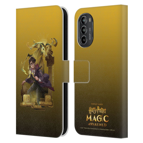 Harry Potter: Magic Awakened Characters Harry Potter Leather Book Wallet Case Cover For Motorola Moto G82 5G