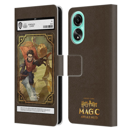 Harry Potter: Magic Awakened Characters Harry Potter Card Leather Book Wallet Case Cover For OPPO A78 5G
