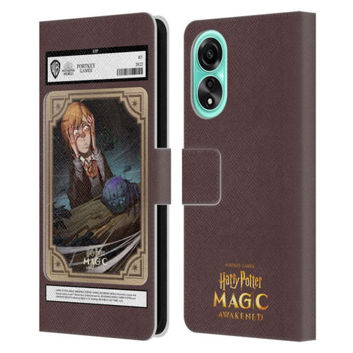 Harry Potter: Magic Awakened Characters Ronald Weasley Card Leather Book Wallet Case Cover For OPPO A78 5G