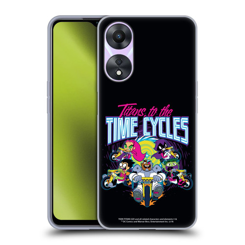 Teen Titans Go! To The Movies Graphic Designs To The Time Cycles Soft Gel Case for OPPO A78 5G
