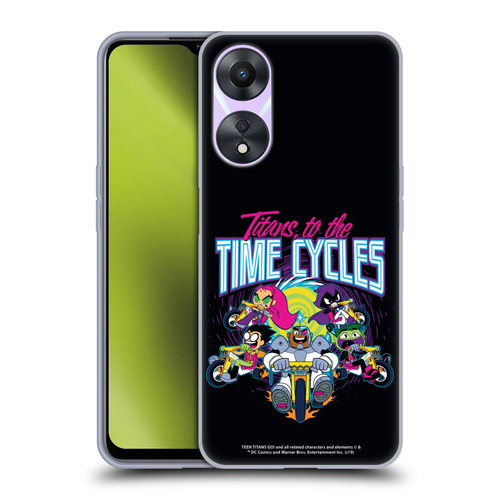 Teen Titans Go! To The Movies Graphic Designs To The Time Cycles Soft Gel Case for OPPO A78 4G