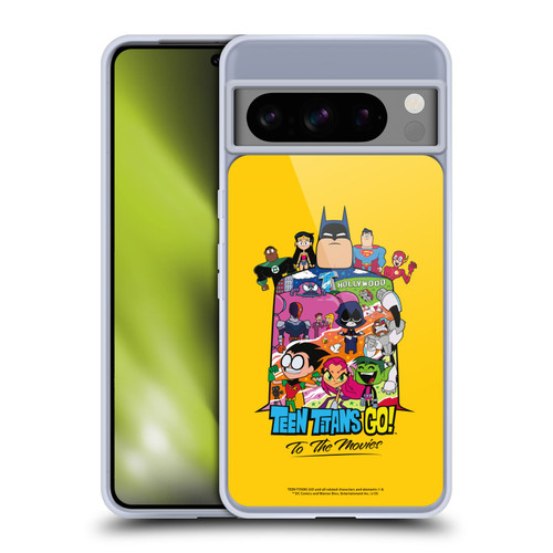Teen Titans Go! To The Movies Hollywood Graphics Justice League Soft Gel Case for Google Pixel 8 Pro