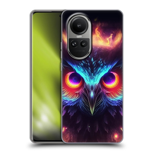 Wumples Cosmic Animals Owl Soft Gel Case for OPPO Reno10 5G / Reno10 Pro 5G