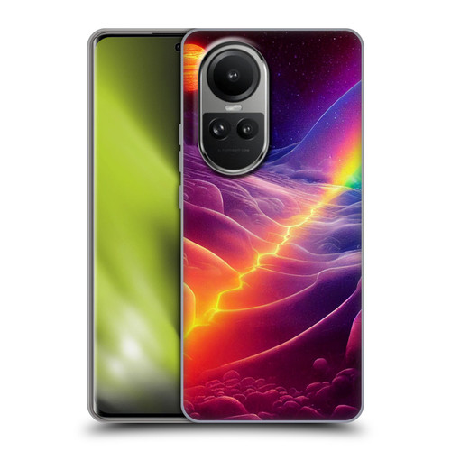 Wumples Cosmic Universe A Chasm On A Distant Moon Soft Gel Case for OPPO Reno10 5G / Reno10 Pro 5G