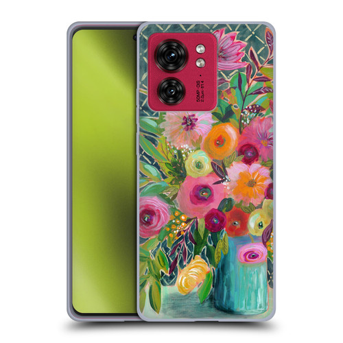 Suzanne Allard Floral Graphics Hope Springs Soft Gel Case for Motorola Moto Edge 40