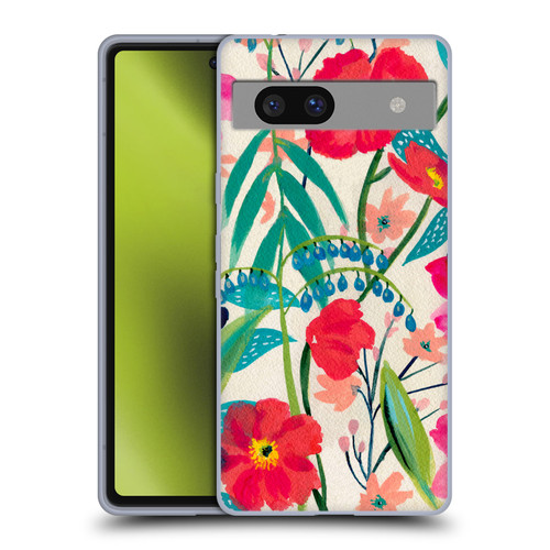 Suzanne Allard Floral Graphics Garden Party Soft Gel Case for Google Pixel 7a