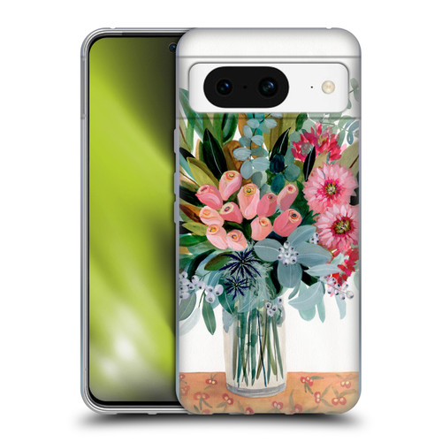 Suzanne Allard Floral Graphics Magnolia Surrender Soft Gel Case for Google Pixel 8