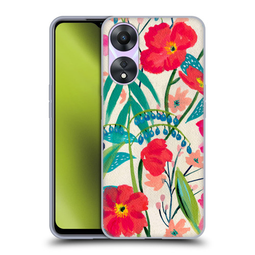 Suzanne Allard Floral Graphics Garden Party Soft Gel Case for OPPO A78 5G