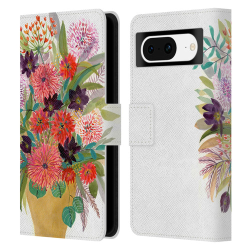 Suzanne Allard Floral Art Celebration Leather Book Wallet Case Cover For Google Pixel 8