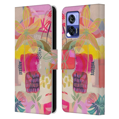 Suzanne Allard Floral Art You Are Loved Leather Book Wallet Case Cover For Motorola Edge 30 Neo 5G