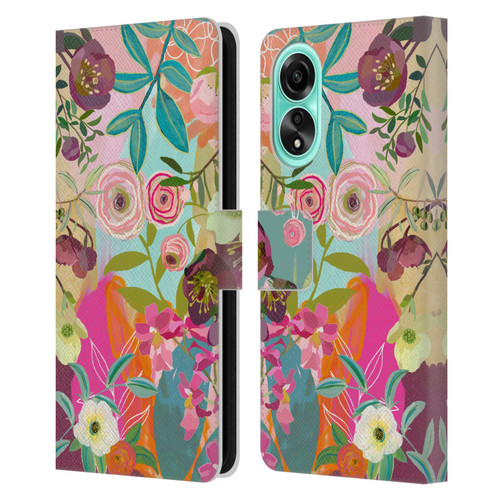 Suzanne Allard Floral Art Chase A Dream Leather Book Wallet Case Cover For OPPO A78 4G