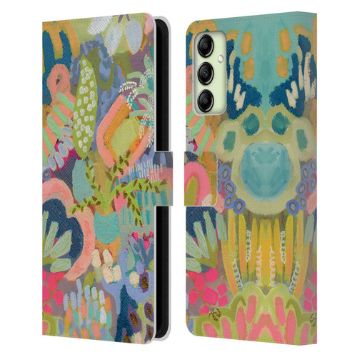 Suzanne Allard Floral Art Summer Fiesta Leather Book Wallet Case Cover For Samsung Galaxy A14 5G