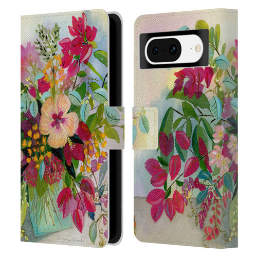 Suzanne Allard Floral Graphics Flamands Leather Book Wallet Case Cover For Google Pixel 8