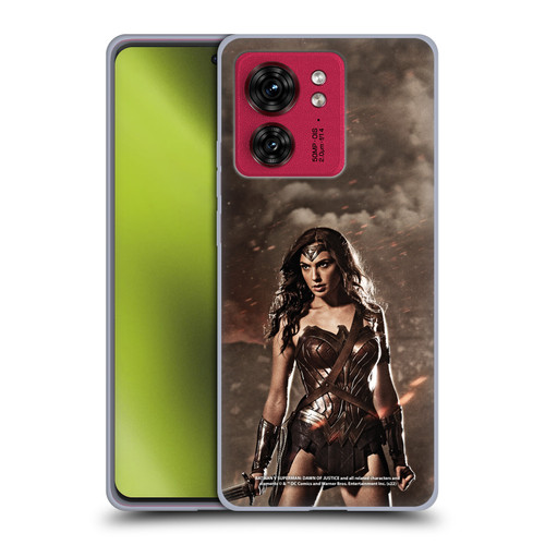 Batman V Superman: Dawn of Justice Graphics Wonder Woman Soft Gel Case for Motorola Moto Edge 40