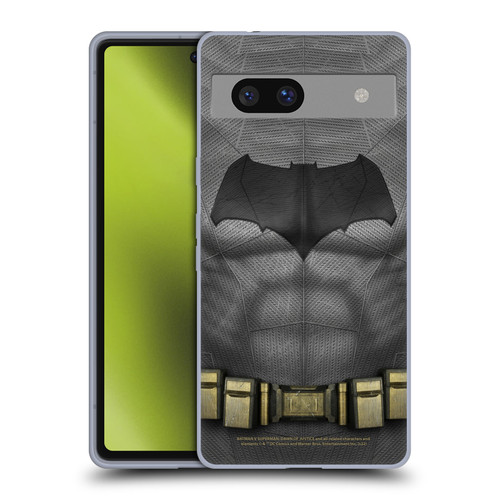 Batman V Superman: Dawn of Justice Graphics Batman Costume Soft Gel Case for Google Pixel 7a