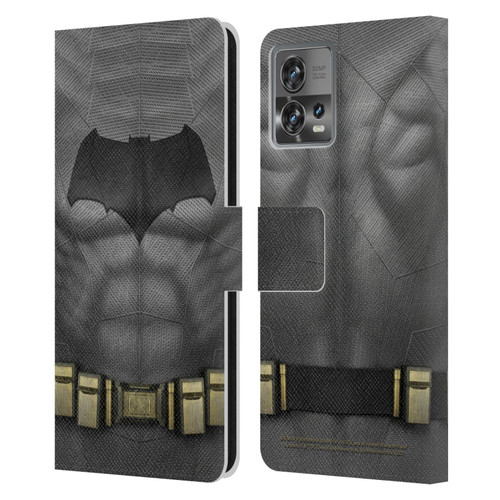 Batman V Superman: Dawn of Justice Graphics Batman Costume Leather Book Wallet Case Cover For Motorola Moto Edge 30 Fusion