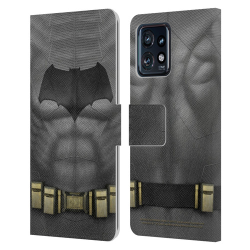 Batman V Superman: Dawn of Justice Graphics Batman Costume Leather Book Wallet Case Cover For Motorola Moto Edge 40 Pro