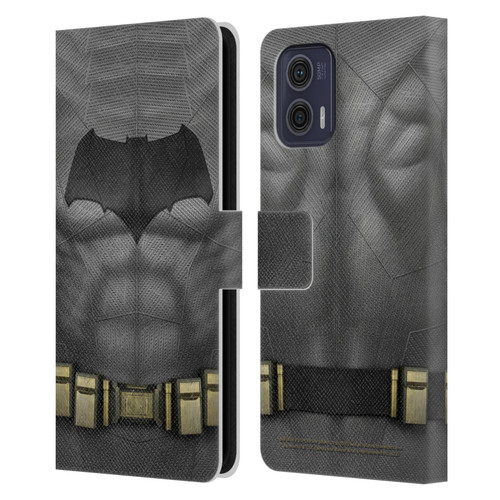 Batman V Superman: Dawn of Justice Graphics Batman Costume Leather Book Wallet Case Cover For Motorola Moto G73 5G
