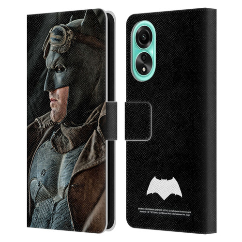 Batman V Superman: Dawn of Justice Graphics Batman Leather Book Wallet Case Cover For OPPO A78 5G