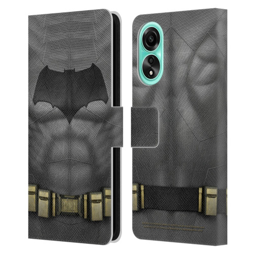 Batman V Superman: Dawn of Justice Graphics Batman Costume Leather Book Wallet Case Cover For OPPO A78 5G